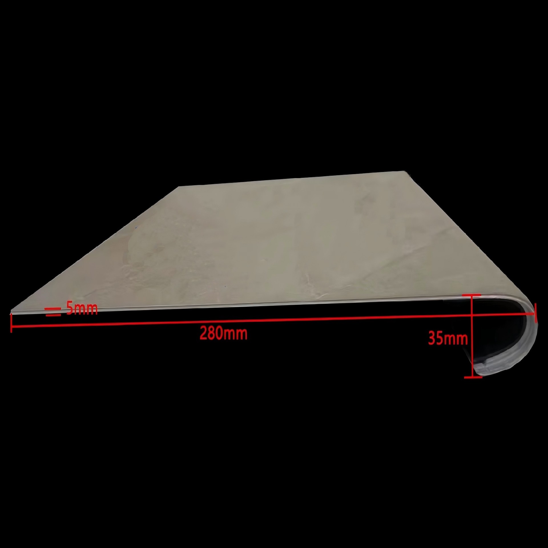 Bending-Floor Flush Stair Tread